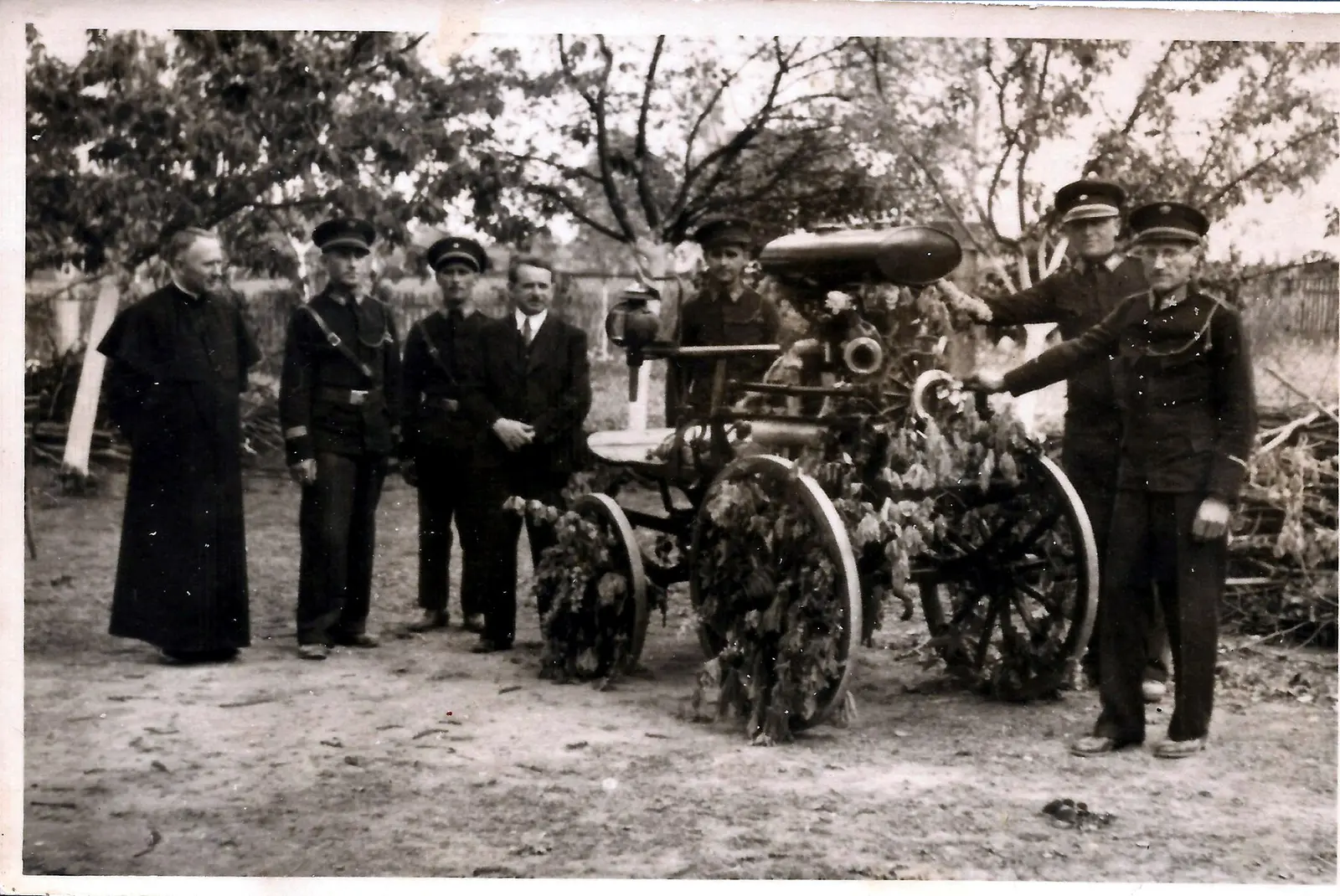 Blagoslov vatrogasne pumpe Rosenbauer R295 1943. godine